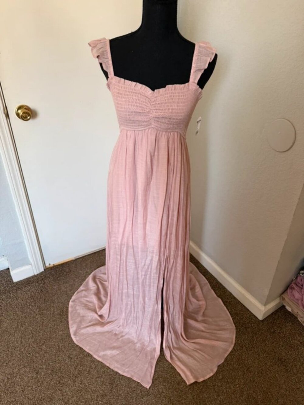 🌸 Vine Tree- Dusty Pink Maxi Dress 🌸